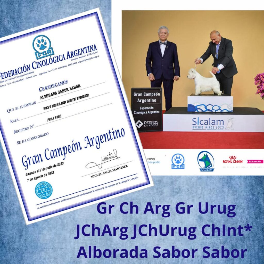 MultiCh Alborada Sabor Sabor Gran Campeón